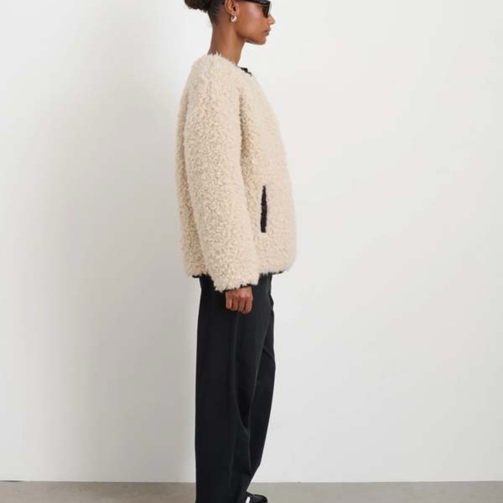 Alex Mill Reversible Polar Bear Jacket - Black / XS - Picture 3 of 7